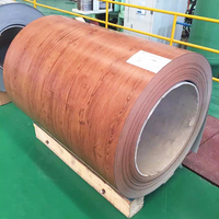 Color Coated Steel Coil Wood Grain for Construction Use for Decorating Wall/Elevator