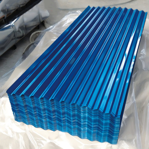 PPGL / PPGL အရောင် 0.55mm မြှောင်းလှနေသောခေါင်မိုးများ