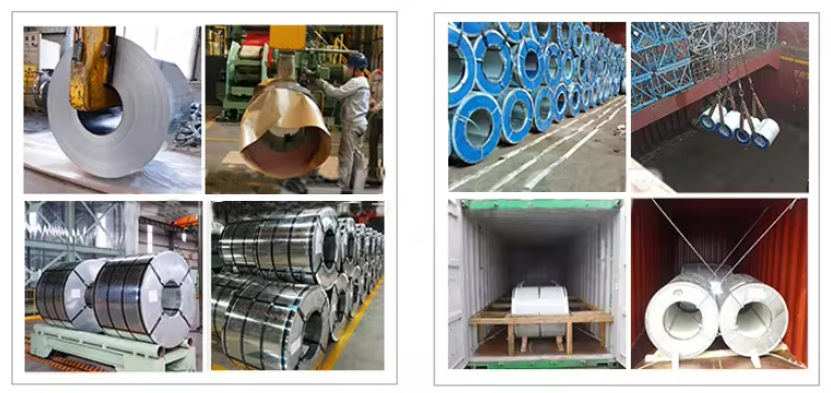 steel coil packing & shipping