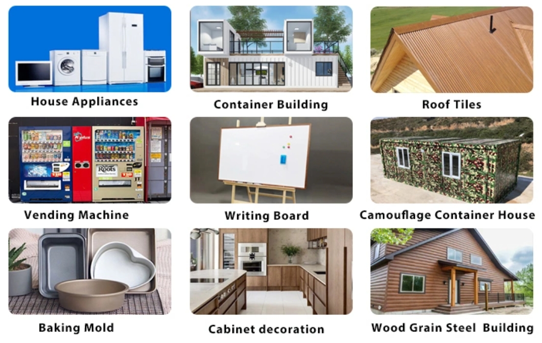 color coate steel application