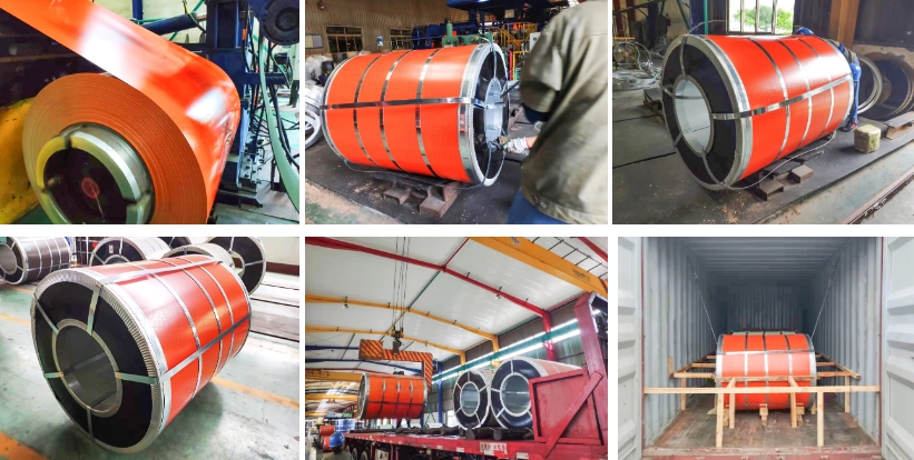 PPGI STEEL Packing and shipping