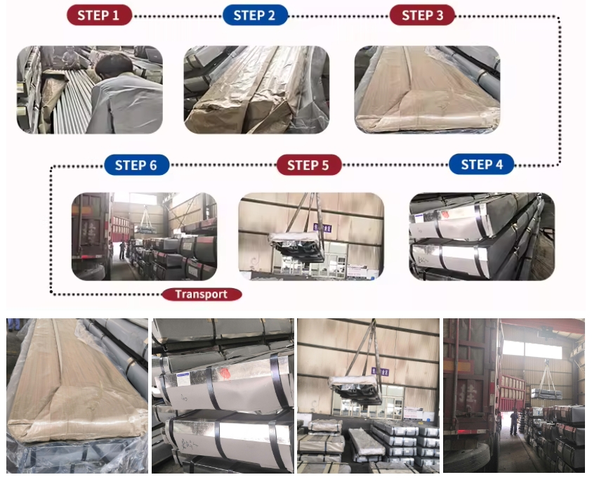 roofing sheet packing 