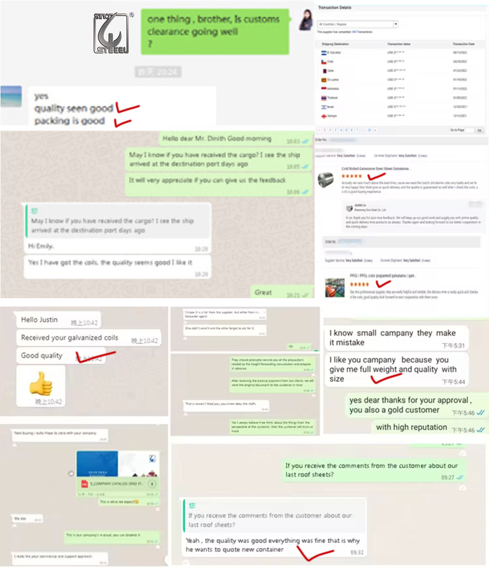 Customer feedback